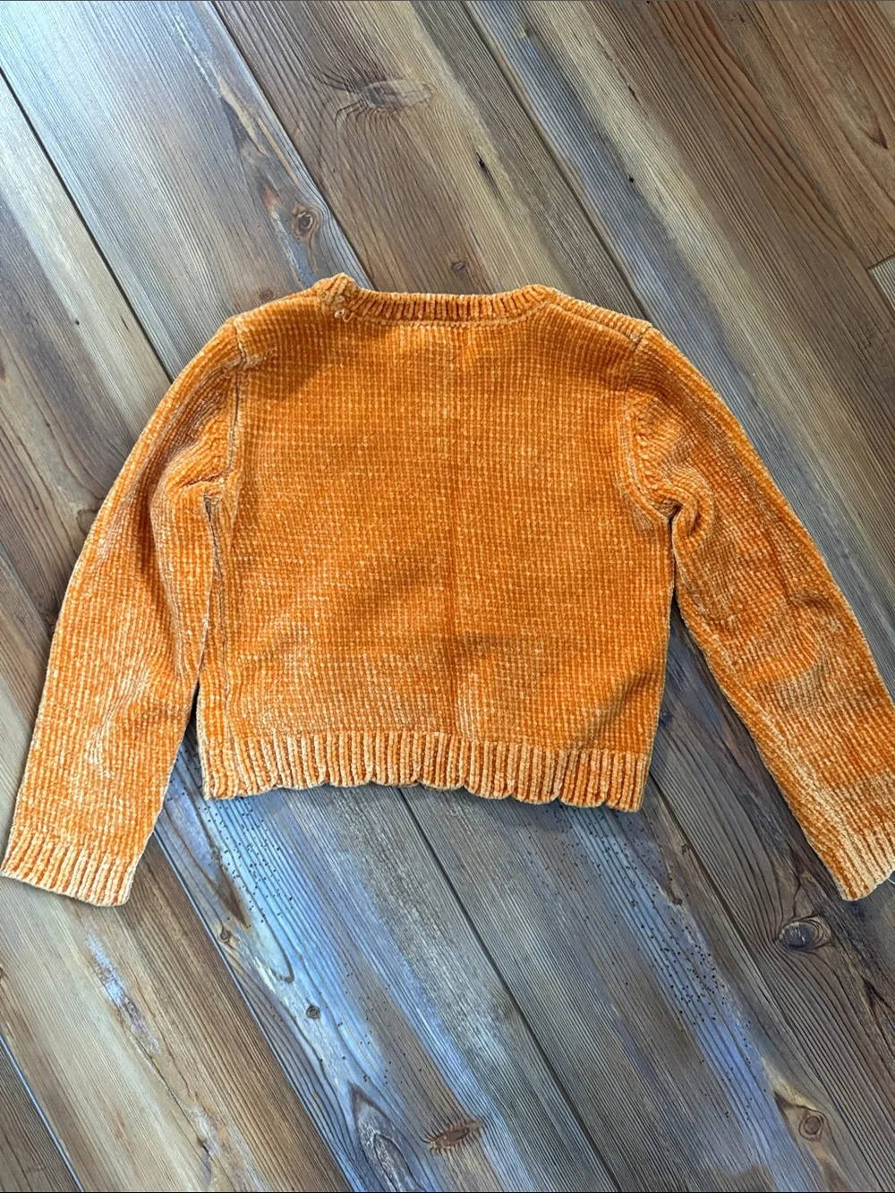 Tommy Bahama Chenille Cable Crewneck Sweater - Orange